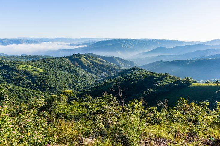 Rolling hills landscape of Rwanda