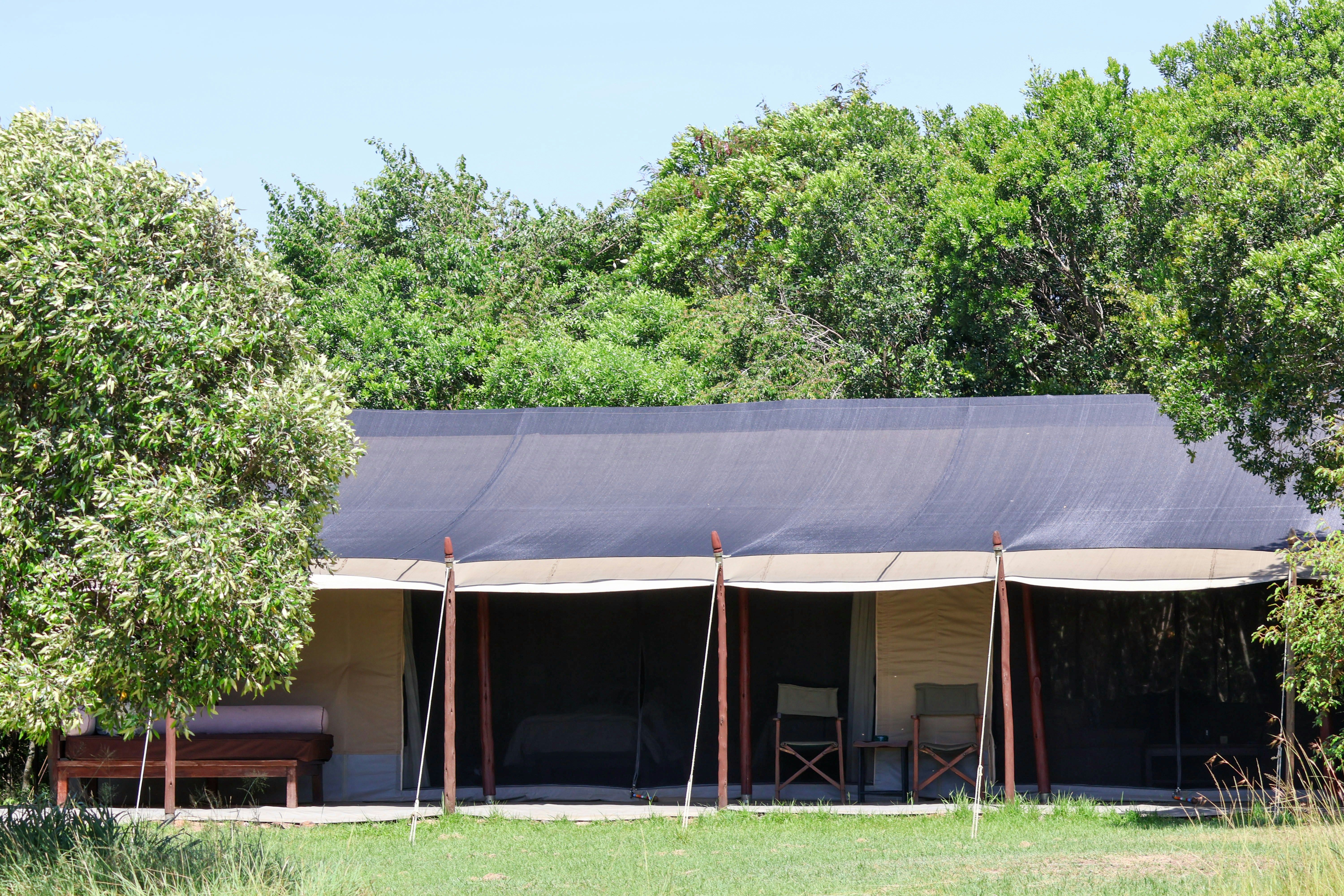 Luxury safari tented camp in Kenya